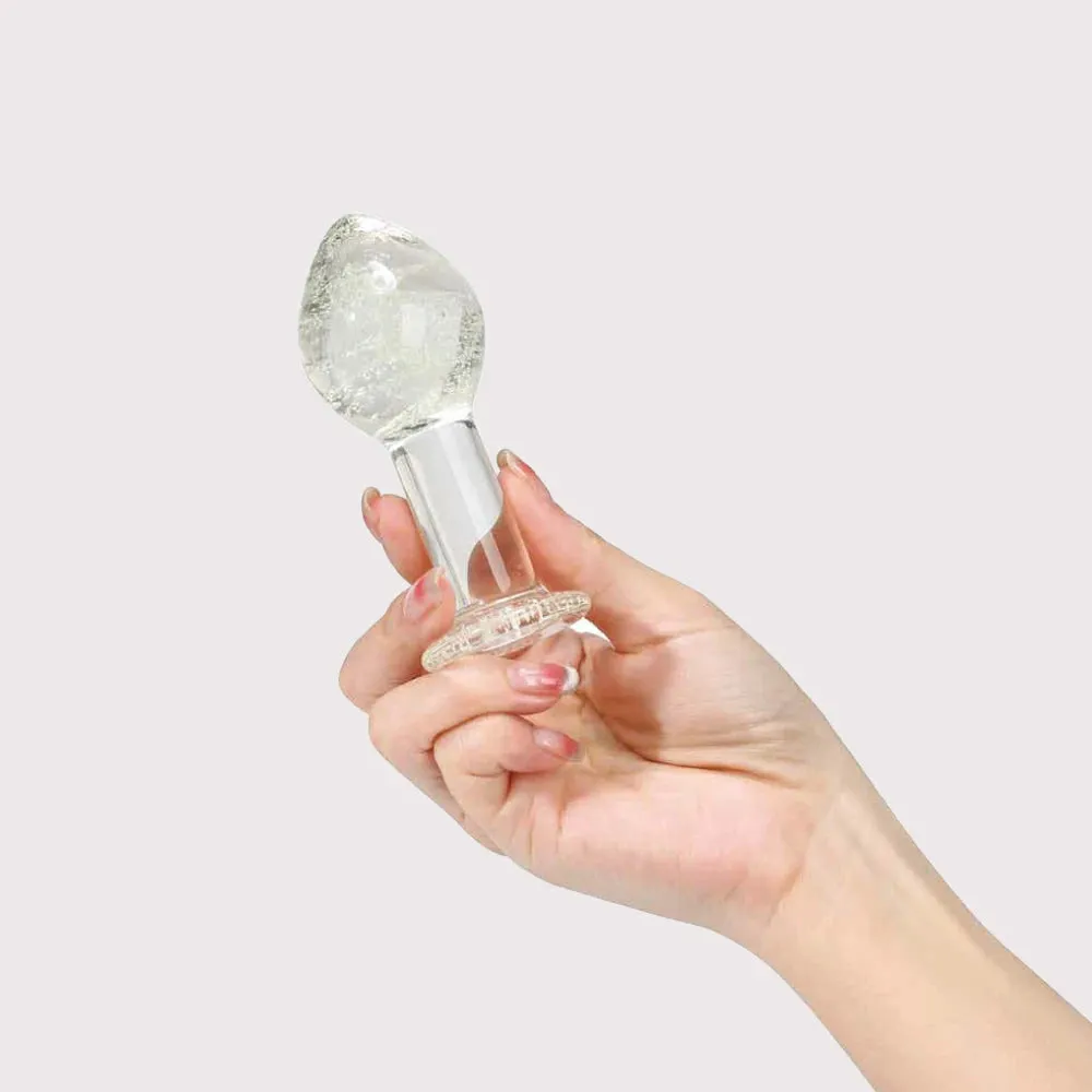 Glow In the Dark Glass Butt Plug