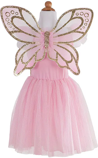 Gold Butterfly Dress Size 5-7