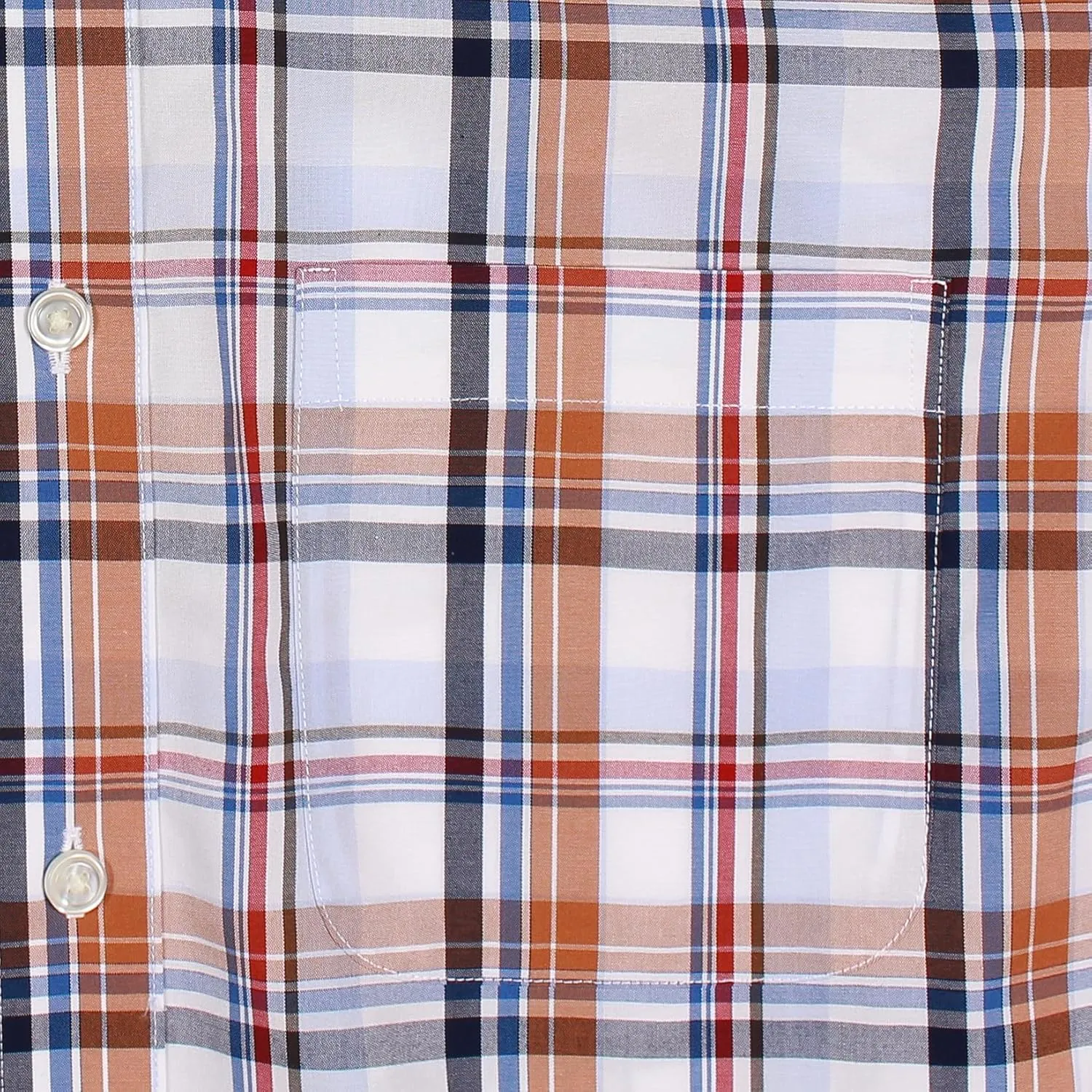 Gold Label Men's Short Sleeve Pocket Shirt Non-Iron Wrinkle-Resistant, Regular Sizes