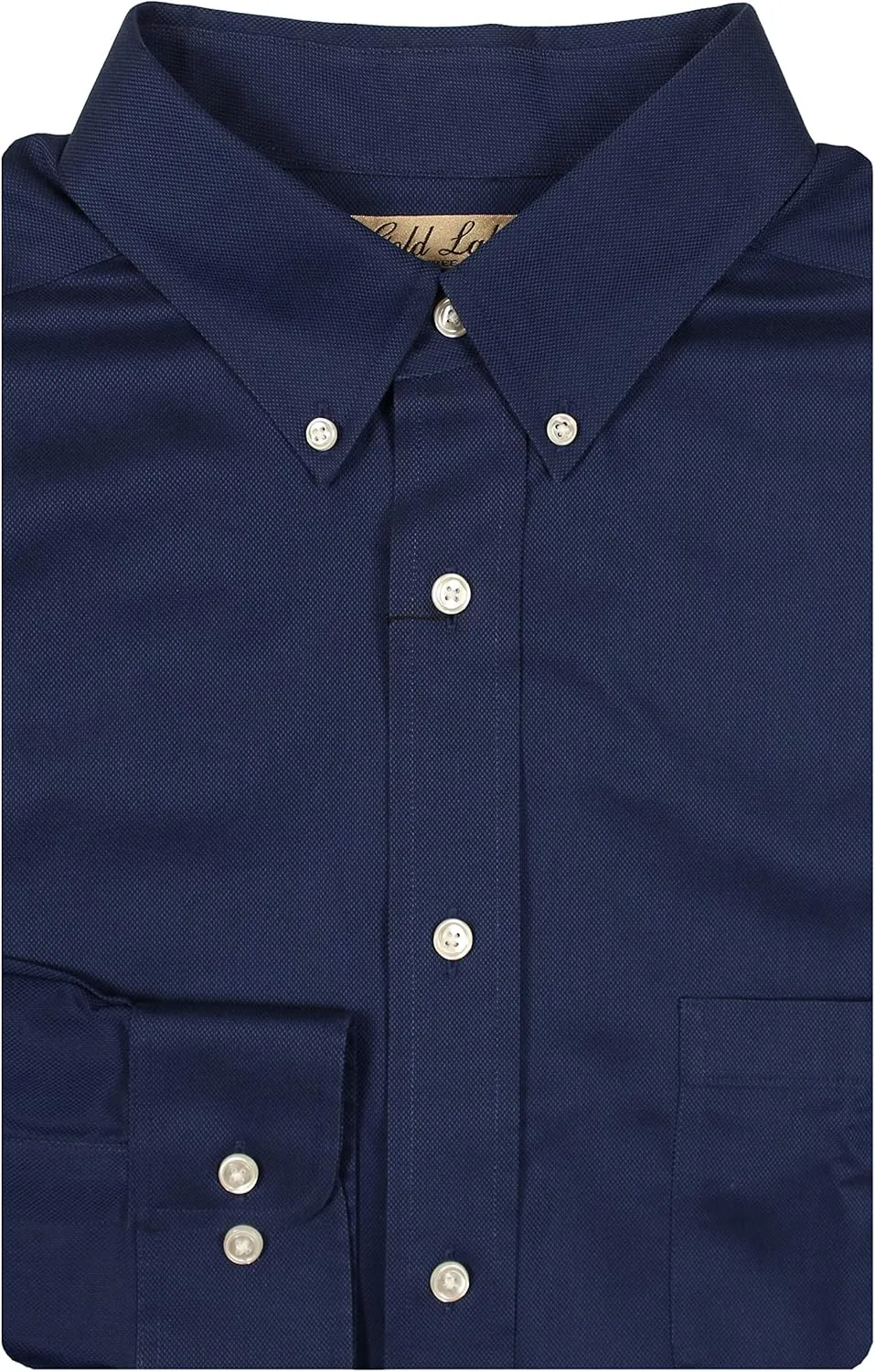 Gold Label Roundtree & Yorke Big and Tall Non-Iron Wrinkle-Resistant Men's Long Sleeve Shirt