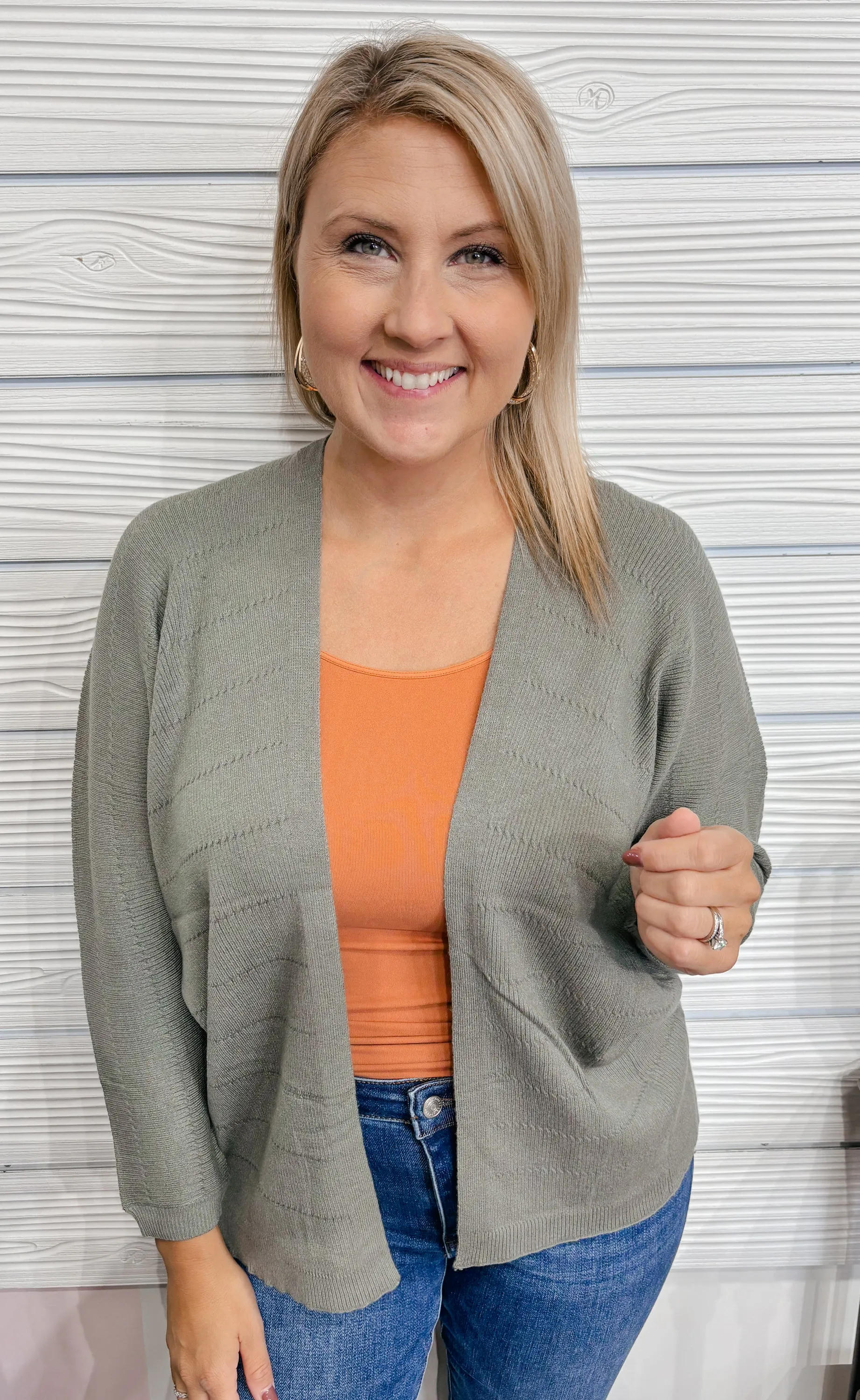 Gorgeous Showoff Open Knit Cardigan