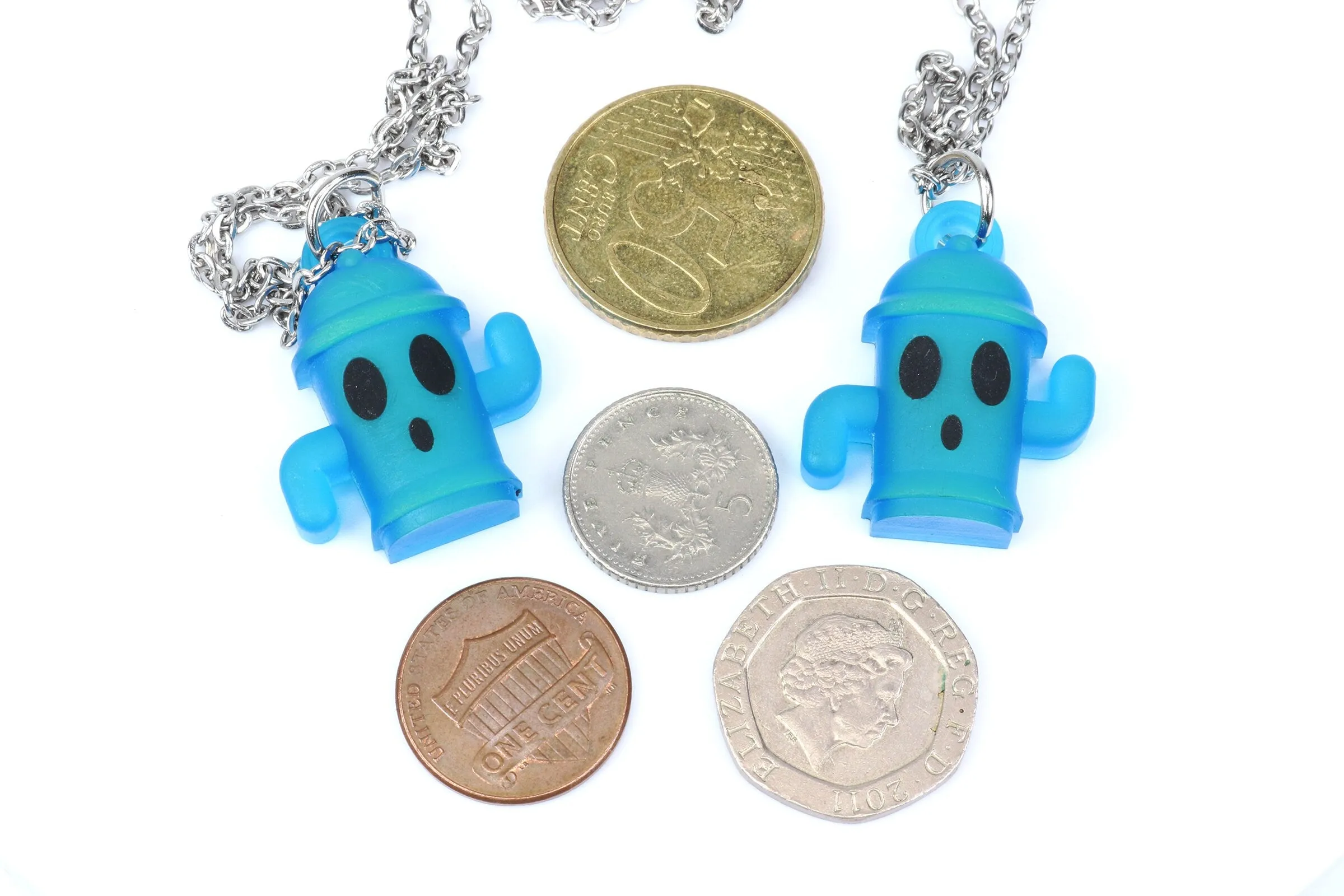 Gyroid Glow Charm Necklace - Animal Crossing New Horizons