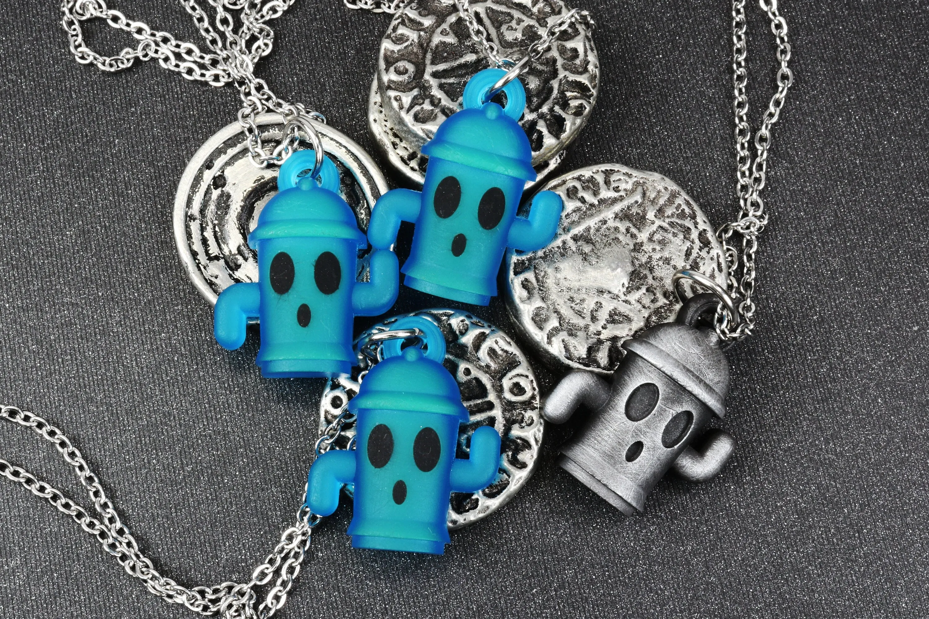 Gyroid Glow Charm Necklace - Animal Crossing New Horizons