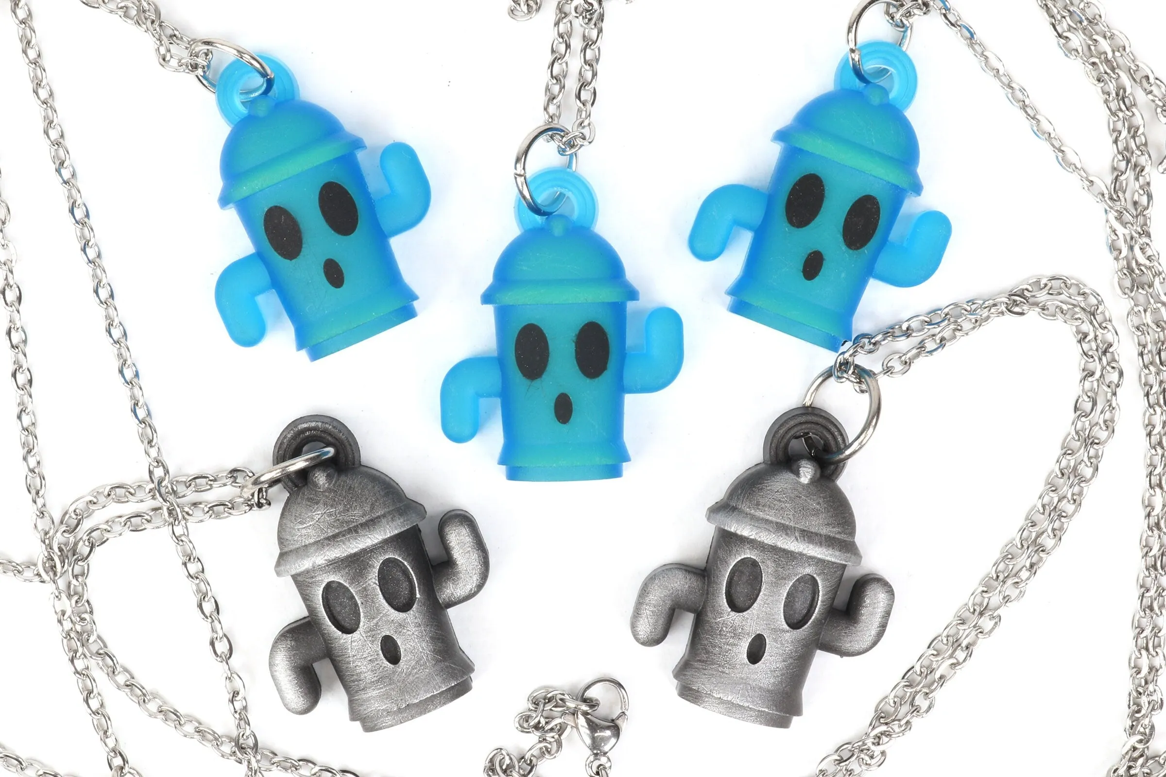 Gyroid Glow Charm Necklace - Animal Crossing New Horizons