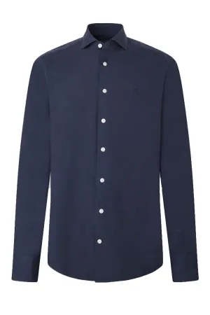 Hackett Long Sleeved Shirt Navy