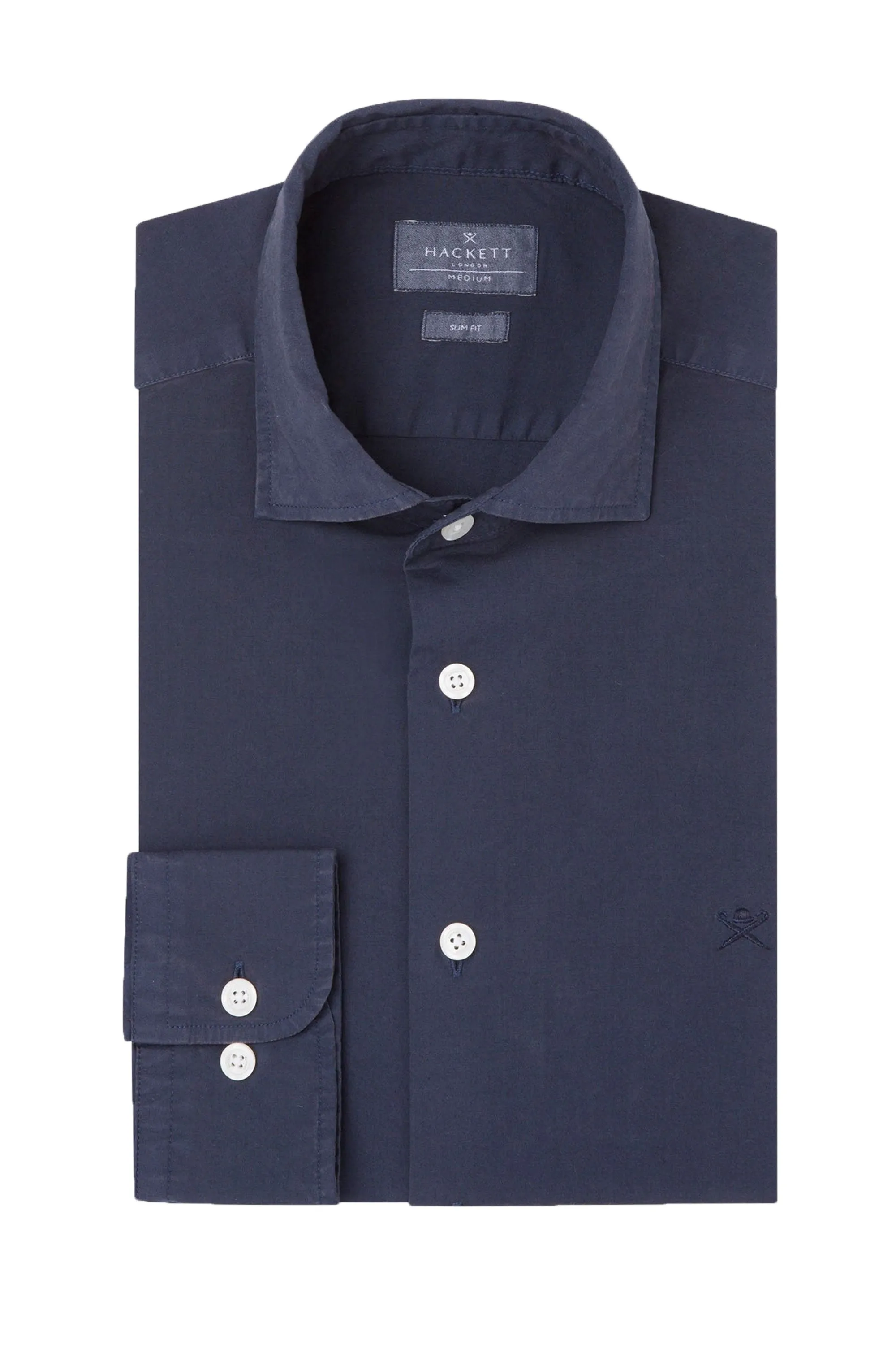 Hackett Long Sleeved Shirt Navy