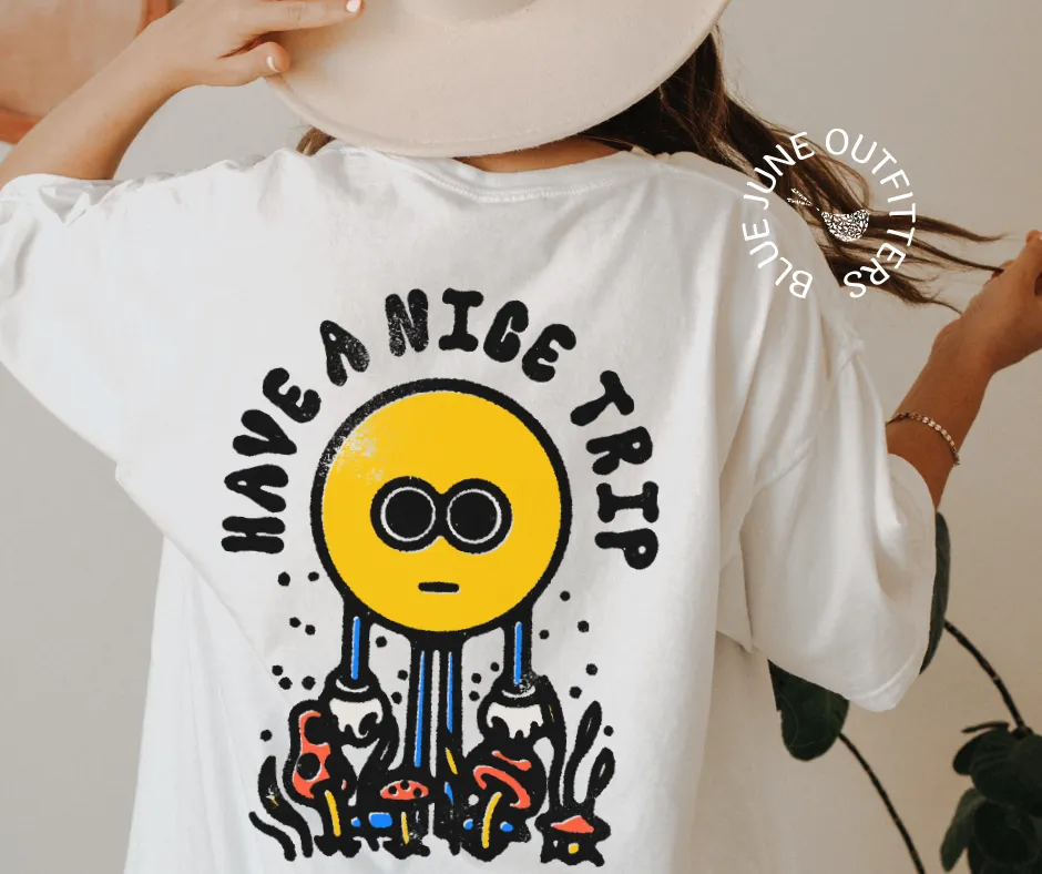 Have A Nice Trip | Groovy Comfort Colors Tee