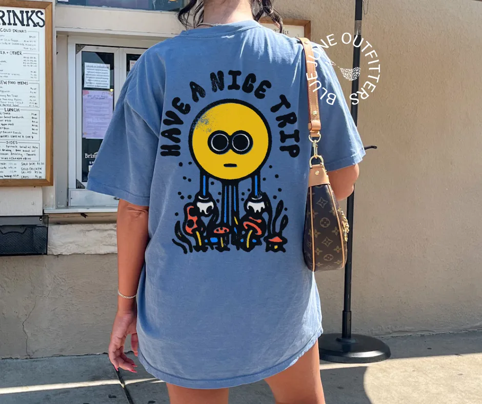Have A Nice Trip | Groovy Comfort Colors Tee