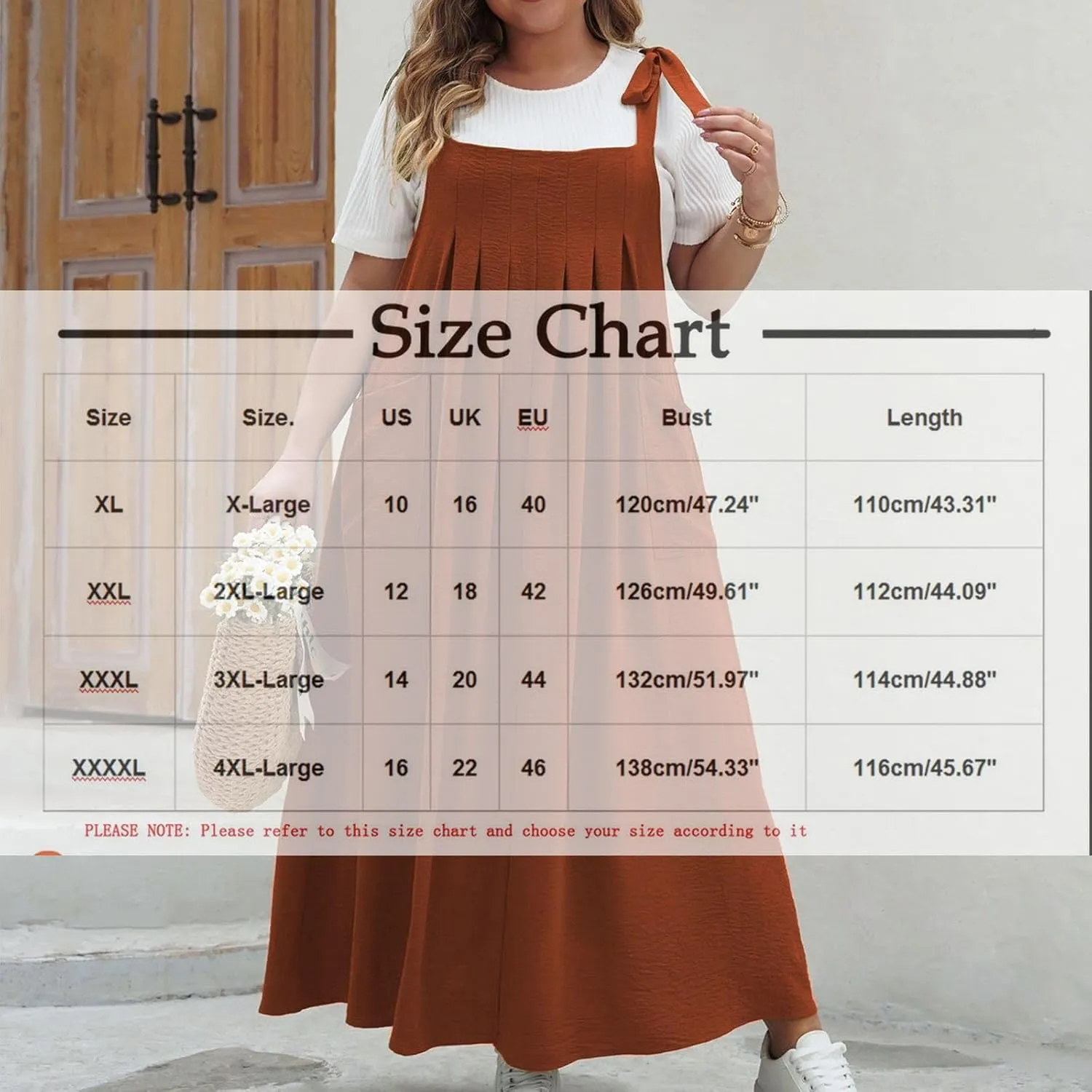 HGps8w Plus Size Womens Bib Overall Jumper Dress Loose Linen Adjustable Straps Suspender Pinafore Maxi Dress with Pockets