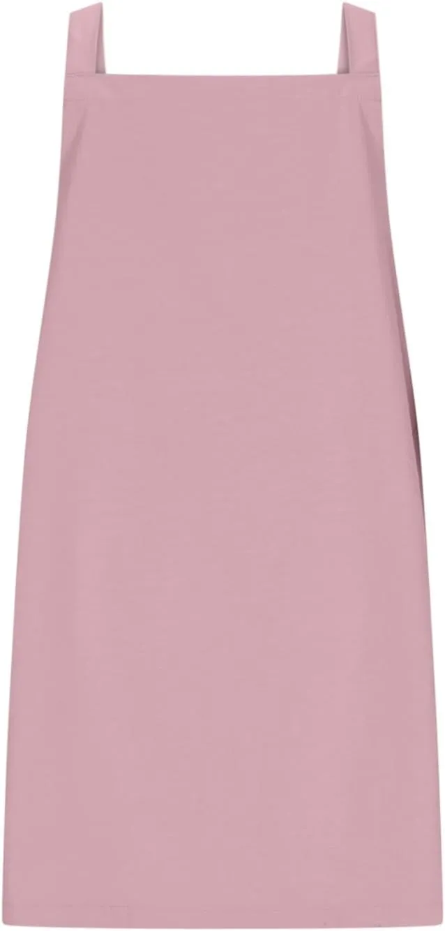 HGps8w Plus Size Womens Bib Overall Short Jumper Dress Adjustable Straps Suspender Pinafore Dresses with Pockets