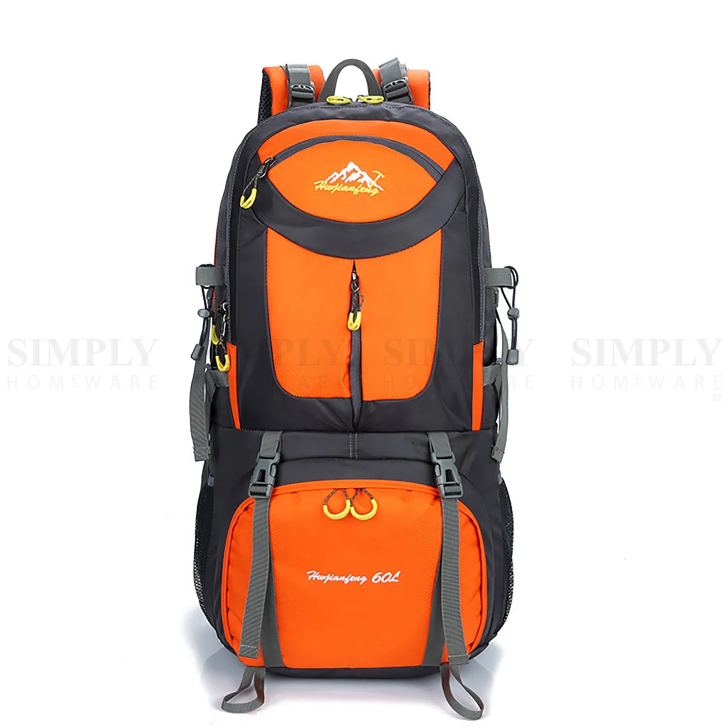 Hiking Backpack Bag Camping Water resistant Outdoor Travel Luggage Rucksack Spor
