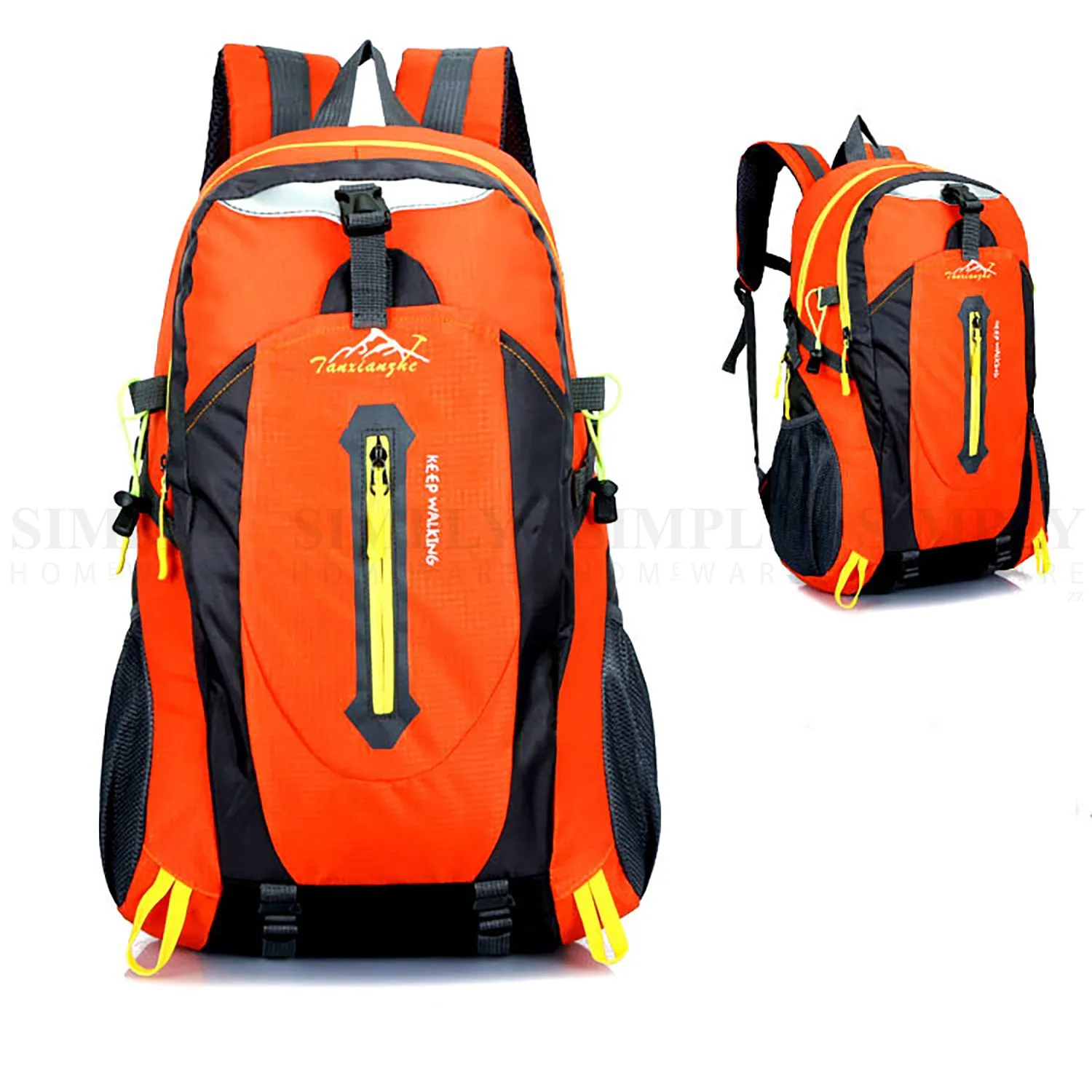 Hiking Backpack Bag Camping Water resistant Outdoor Travel Luggage Rucksack Spor