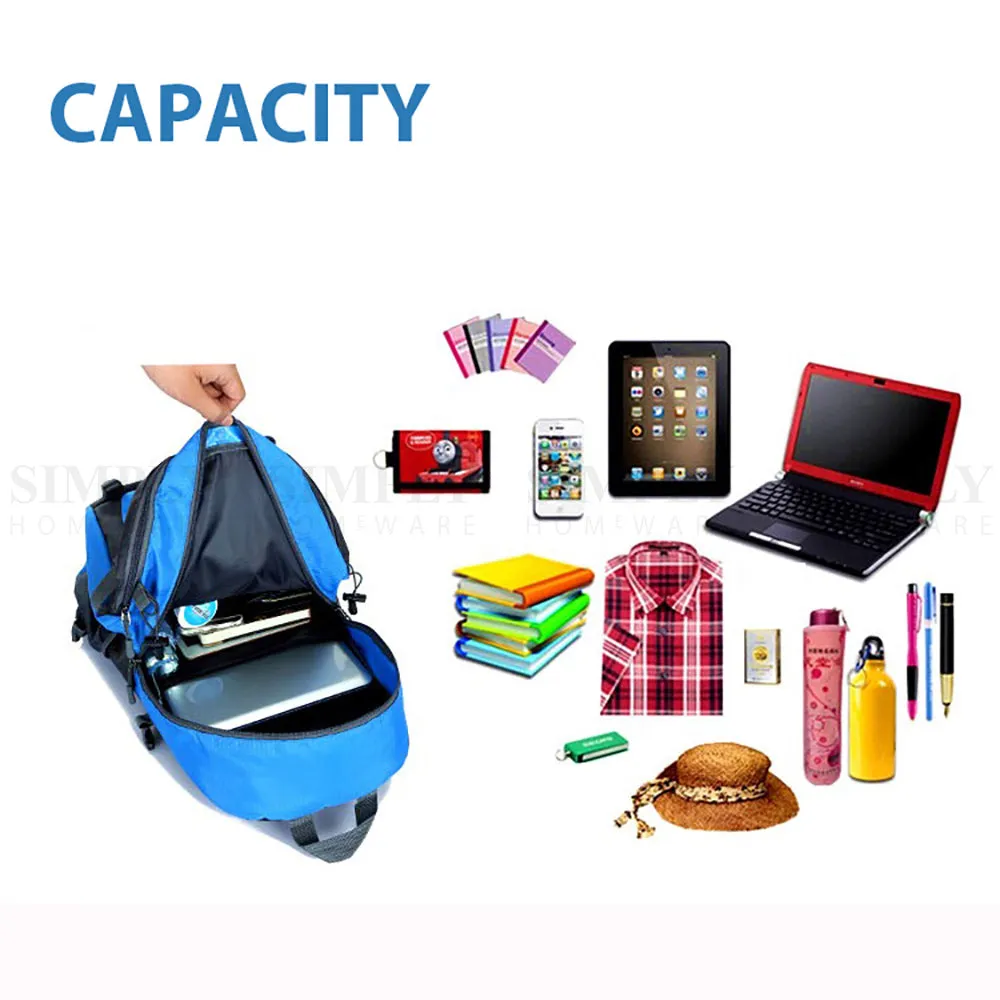 Hiking Backpack Bag Camping Water resistant Outdoor Travel Luggage Rucksack Spor
