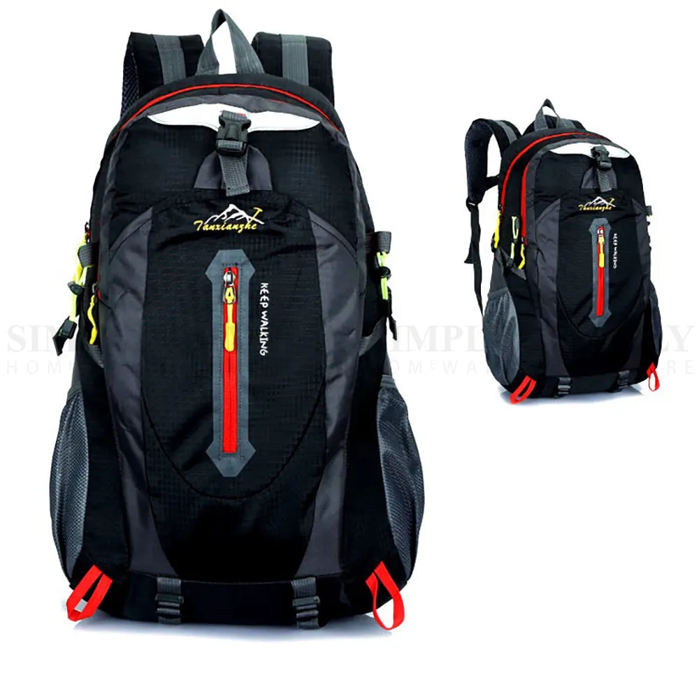 Hiking Backpack Bag Camping Water resistant Outdoor Travel Luggage Rucksack Spor
