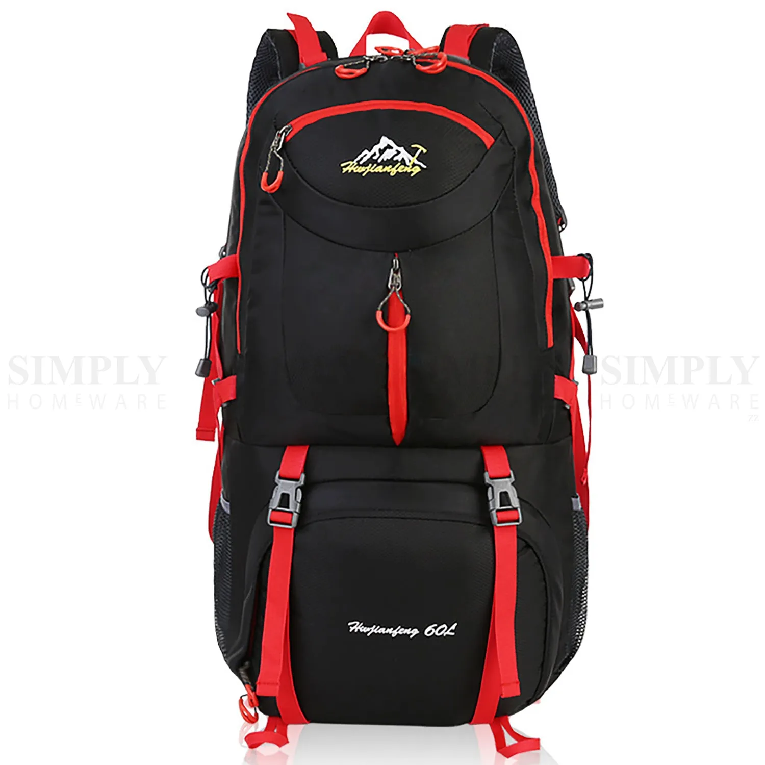 Hiking Backpack Bag Camping Water resistant Outdoor Travel Luggage Rucksack Spor