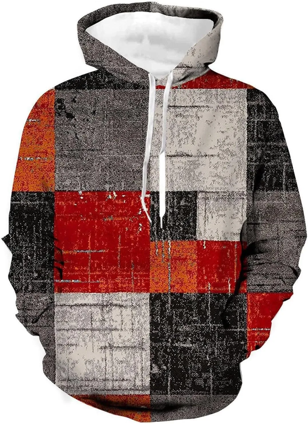 Hoodies for Me 2024 Fall Fashion Men's Midweight Fleece Men's Lightweight French Full-Zip Hoodie Men's Workout Hooded