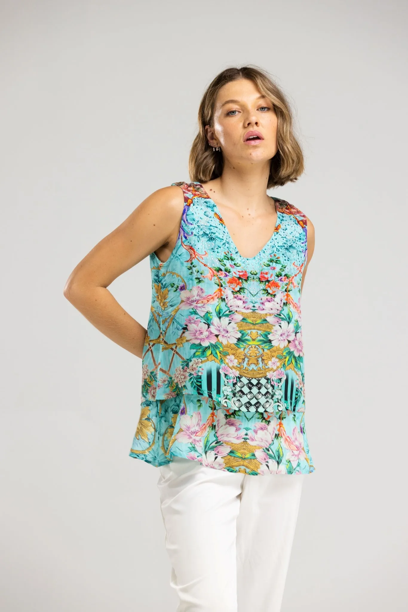 Inoa - Palermo Collection Layered Tank Top