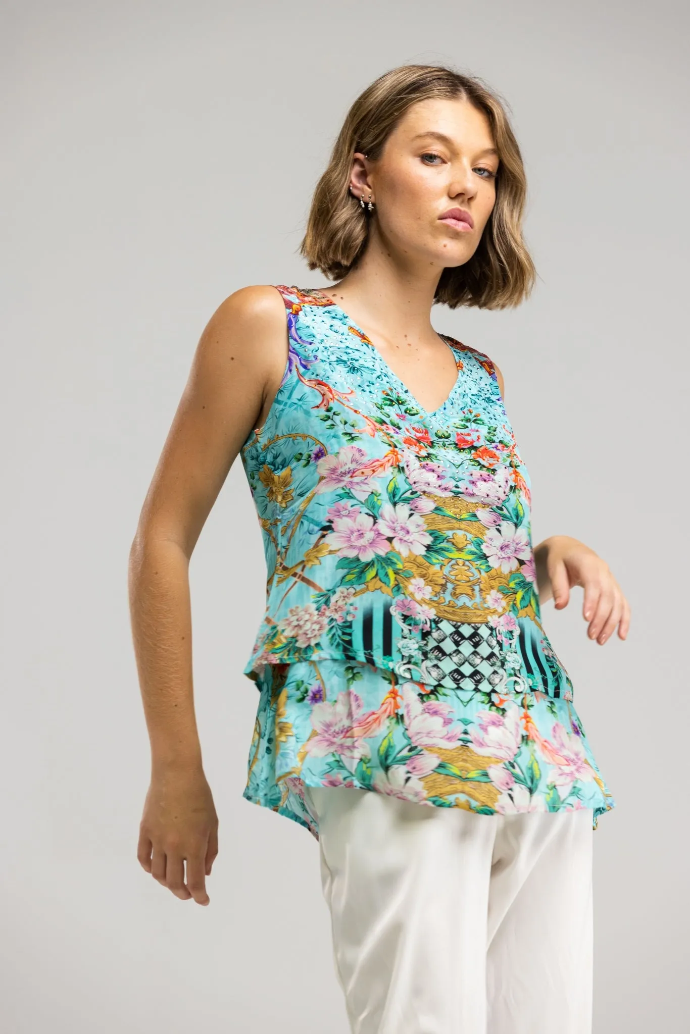Inoa - Palermo Collection Layered Tank Top
