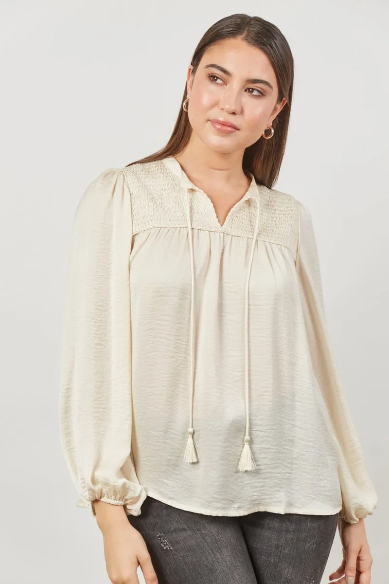 Isle Of Mine - Romance Blouse - Creme