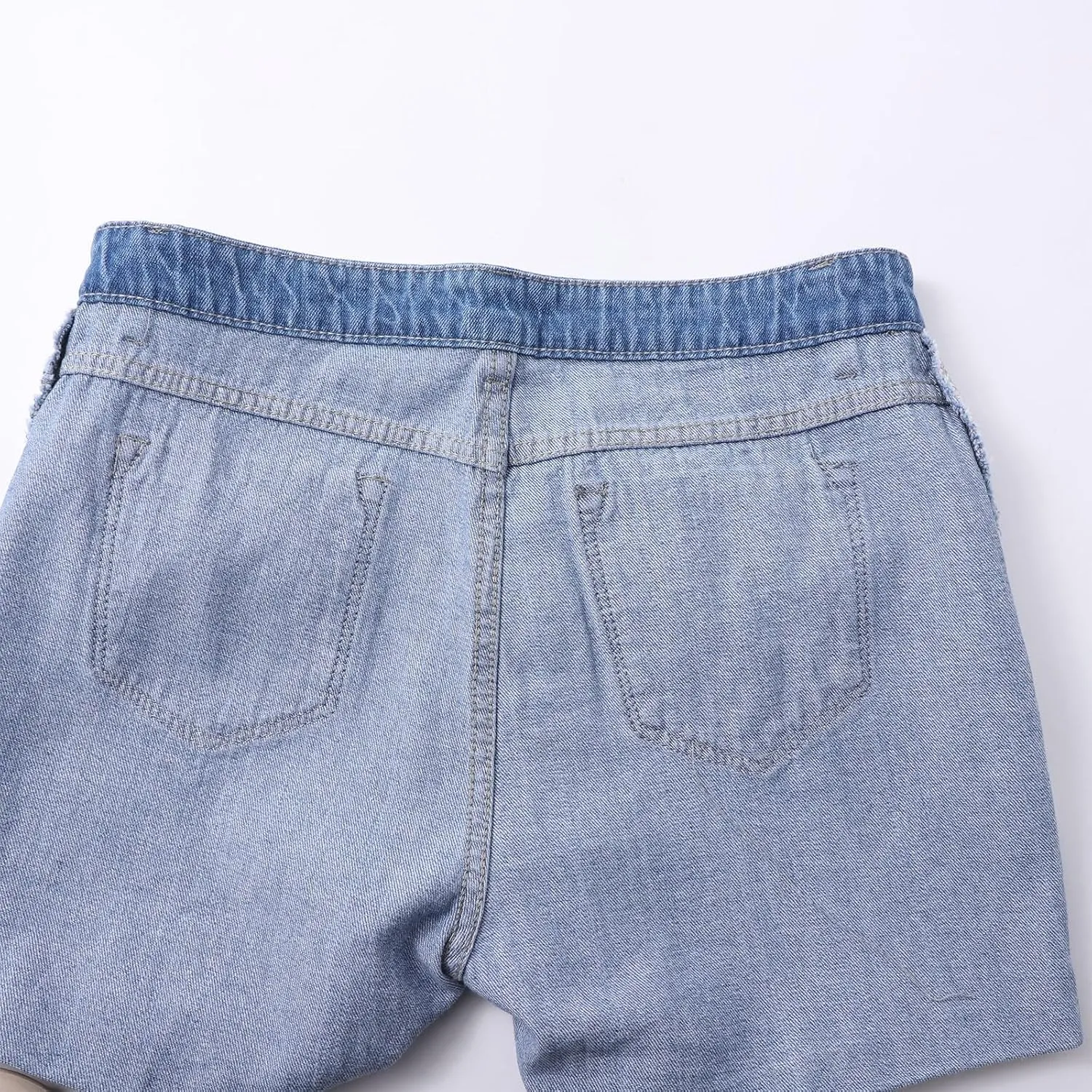 Jean Shorts for Women Ripped Denim Casual Shorts High Waist Distressed Summer Sexy Jeans Skinny Stretchy Short