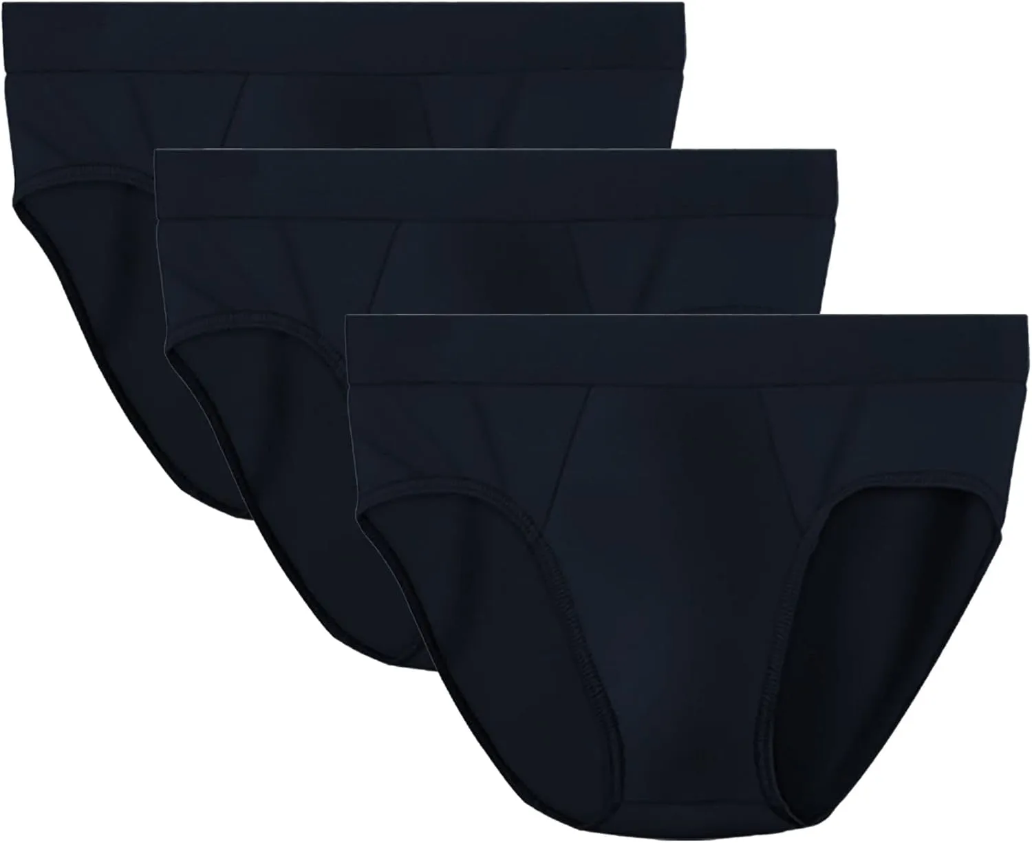 JEsilunmaMY Mens Low Rise Summer Thin Briefs Solid Color Ice Silk Breathable Bikini Briefs Stretch Comfortable Underwear