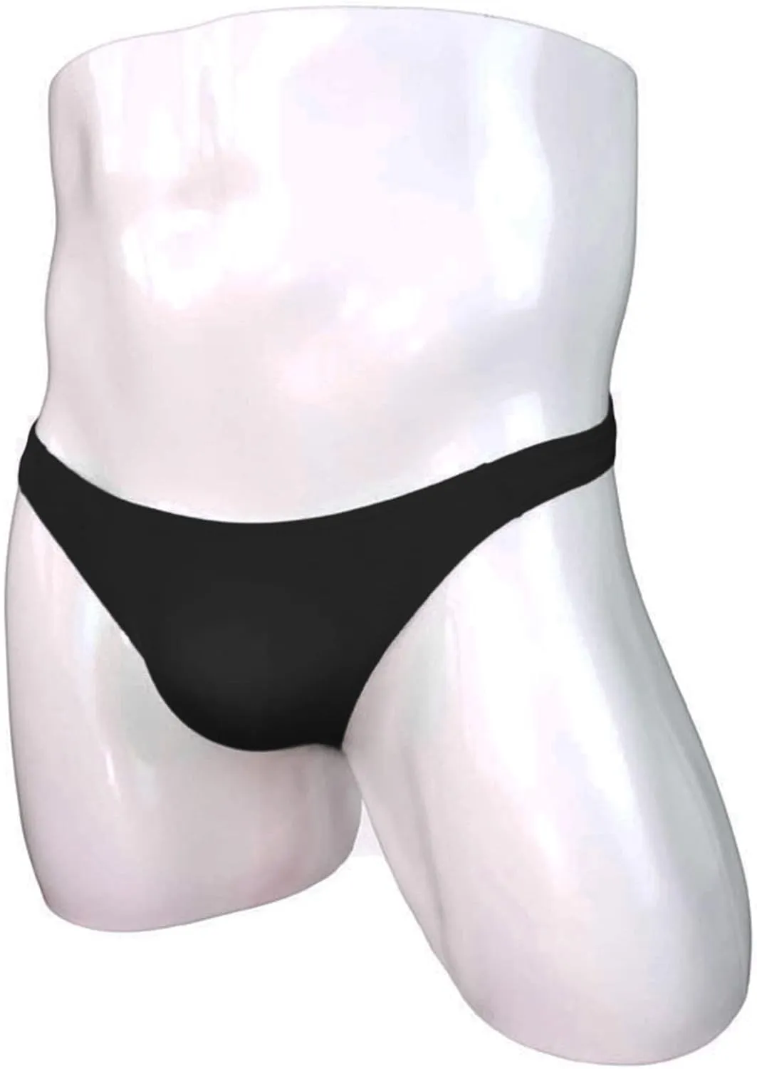 JEsilunmaMY See Through Underwear for Men Ice Silk Low Rise Pouch Mini Bikini Briefs Solid Comfortable Underpants Swimwear