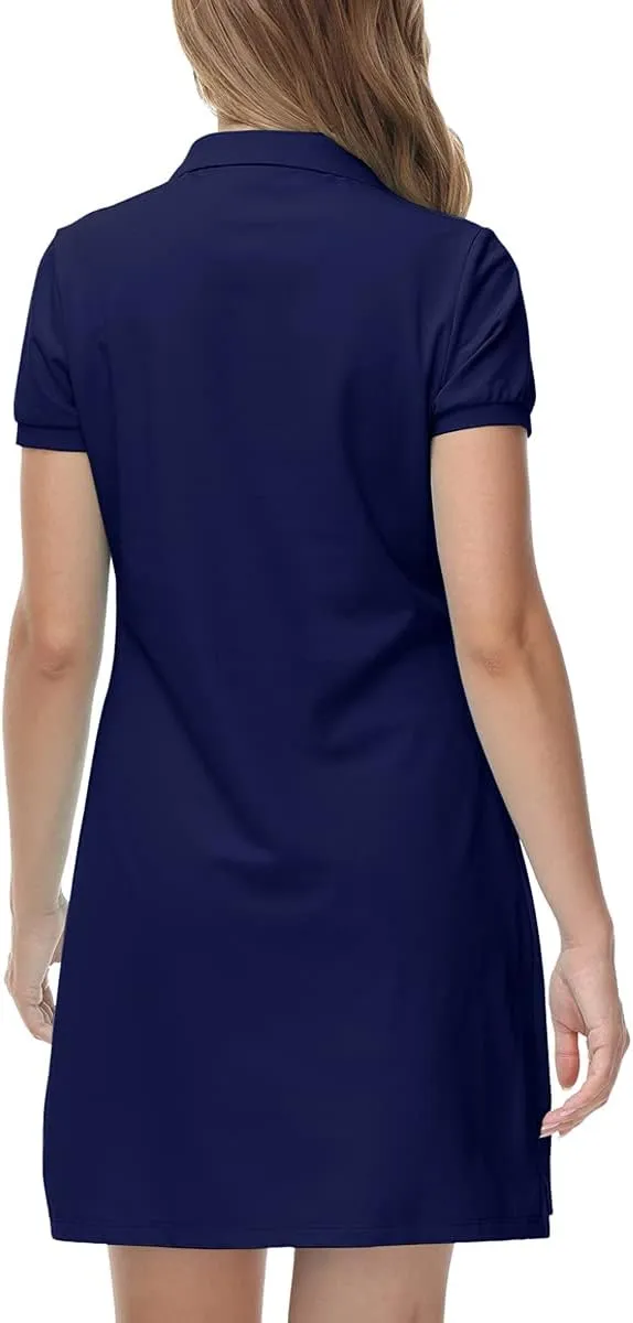JINSHI Women T Shirt Dress Hiking/Tennis/Golf/Leisure Comfortable and Soft Athletic Dress for Women