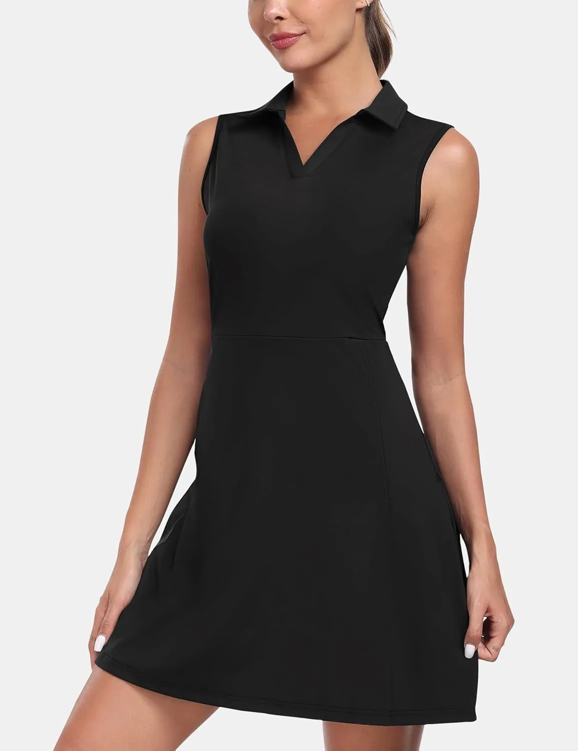 JINSHI Women T Shirt Dress Hiking/Tennis/Golf/Leisure Comfortable and Soft Athletic Dress for Women