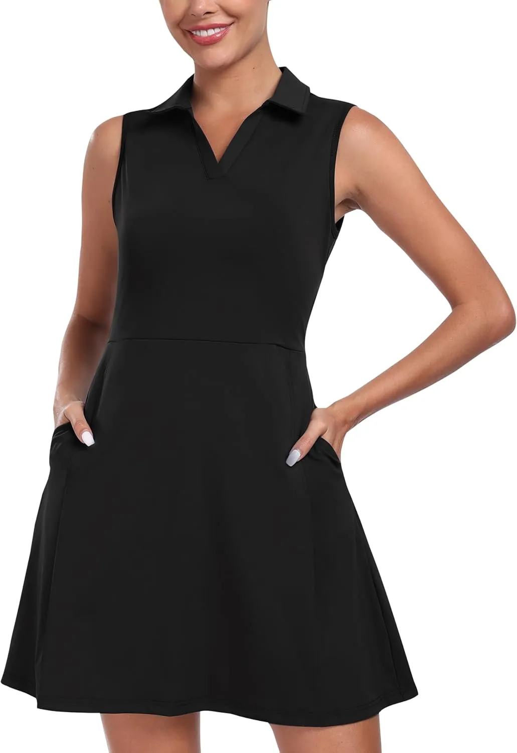 JINSHI Women T Shirt Dress Hiking/Tennis/Golf/Leisure Comfortable and Soft Athletic Dress for Women