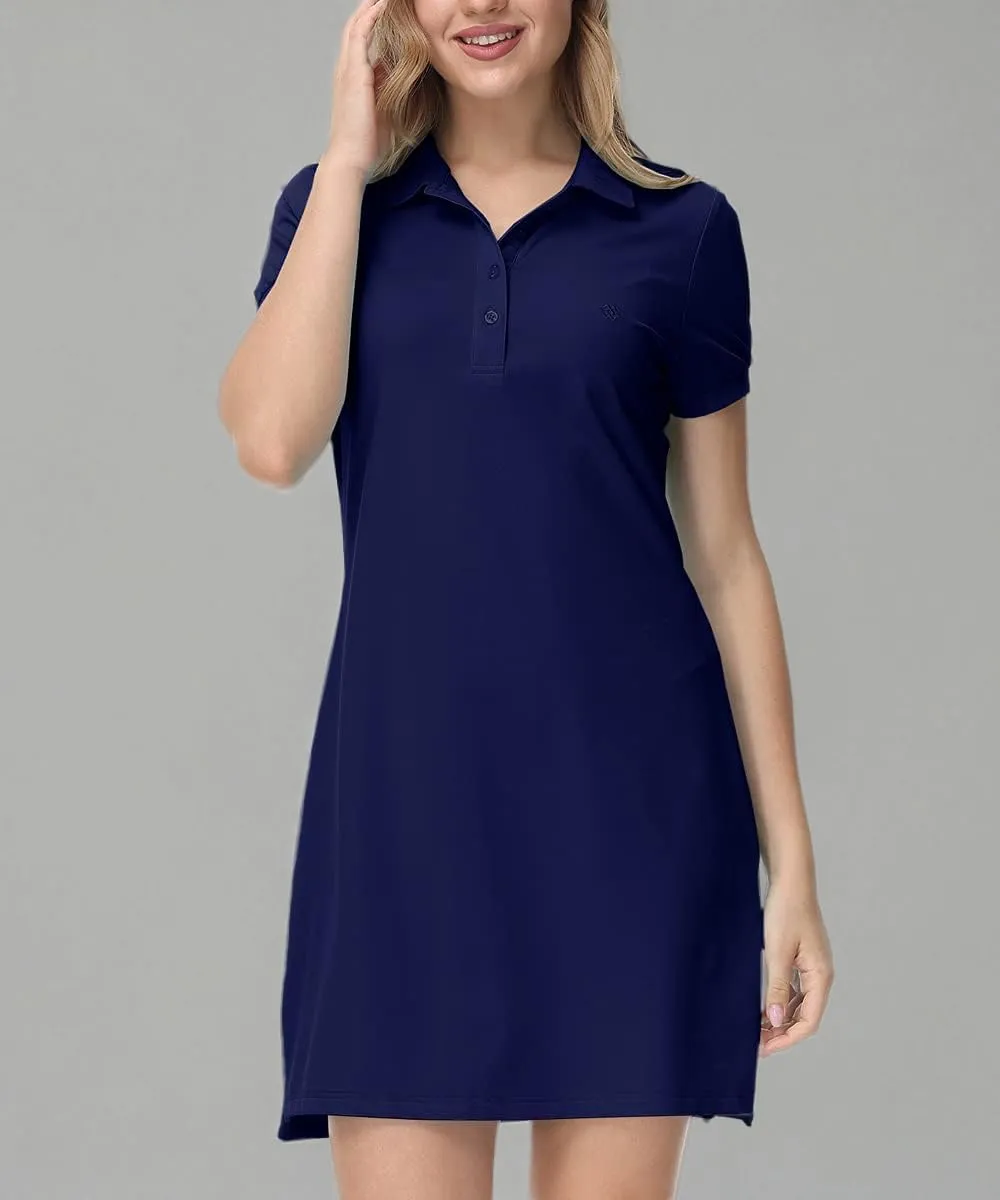 JINSHI Women T Shirt Dress Hiking/Tennis/Golf/Leisure Comfortable and Soft Athletic Dress for Women
