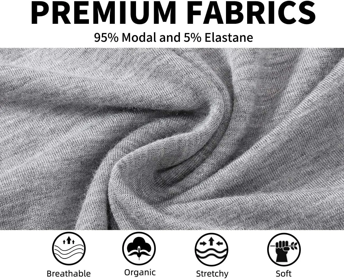 JINSHI Womens Pajama Pants with Pockets Soft Comfortable Lightweight Elastic Drawstring Modal Pajama Bottoms Lounge Pants