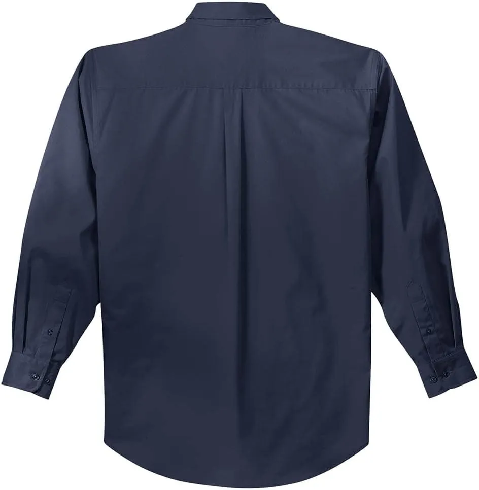 Joe's USA Men's Long Sleeve Wrinkle Resistant Easy Care Shirts in Regular, Big & Tall
