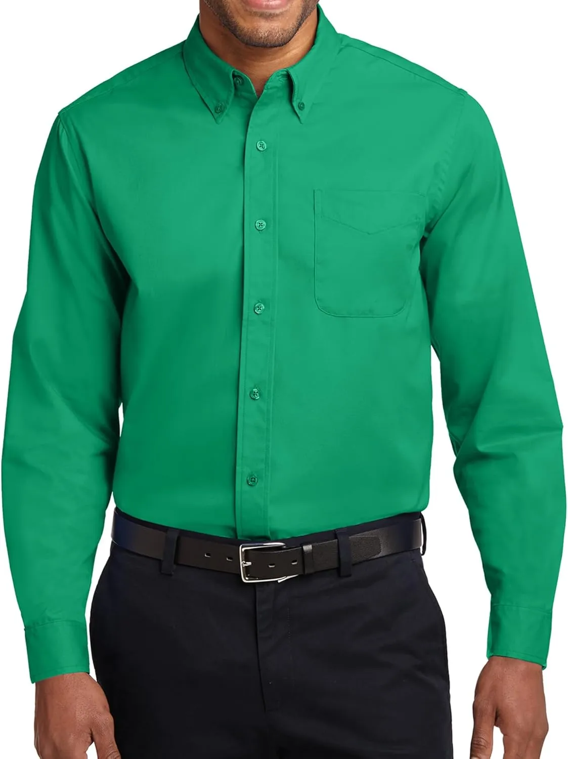Joe's USA Men's Long Sleeve Wrinkle Resistant Easy Care Shirts in Regular, Big & Tall