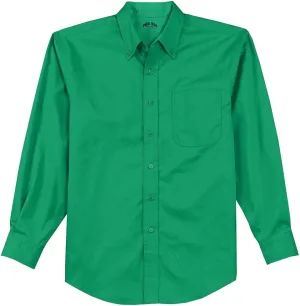 Joe's USA Men's Long Sleeve Wrinkle Resistant Easy Care Shirts in Regular, Big & Tall