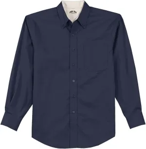 Joe's USA Men's Long Sleeve Wrinkle Resistant Easy Care Shirts in Regular, Big & Tall