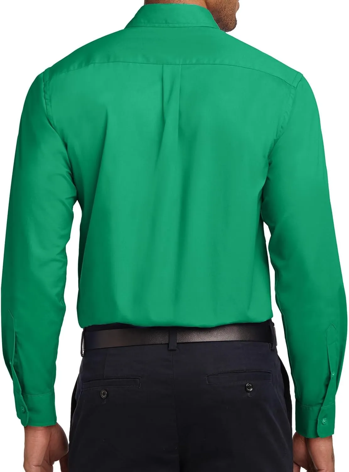 Joe's USA Men's Long Sleeve Wrinkle Resistant Easy Care Shirts in Regular, Big & Tall