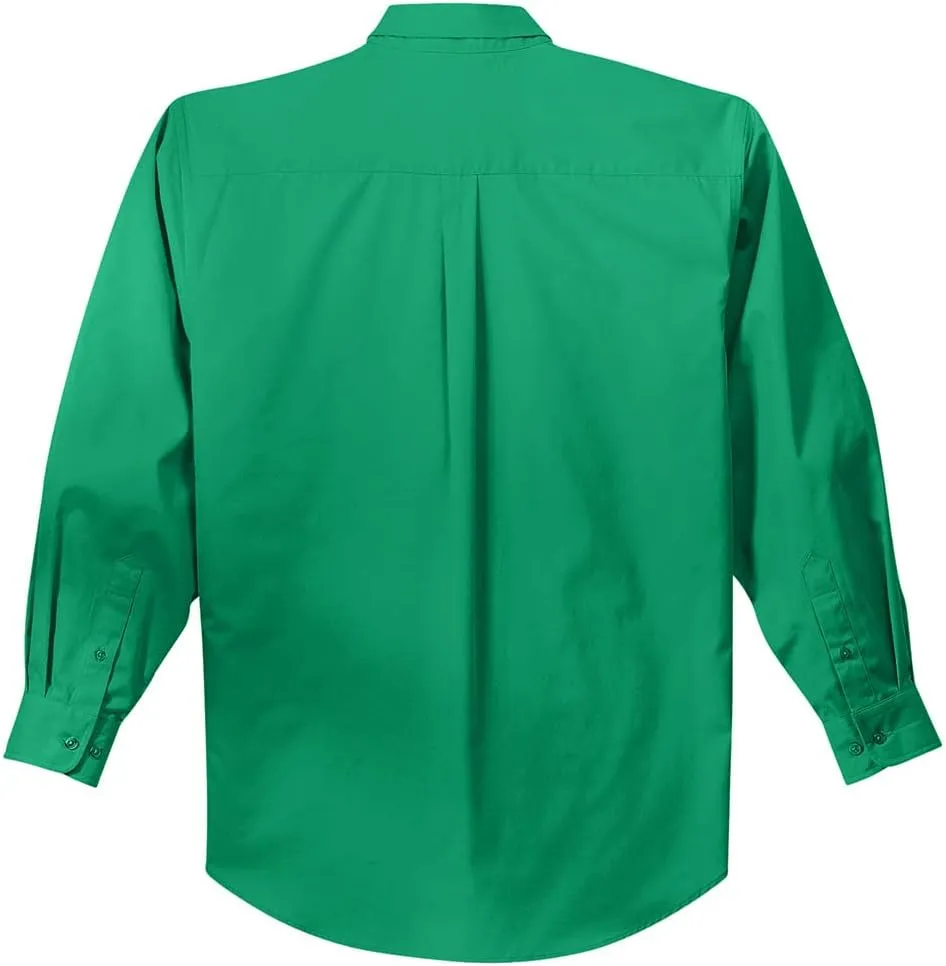 Joe's USA Men's Long Sleeve Wrinkle Resistant Easy Care Shirts in Regular, Big & Tall