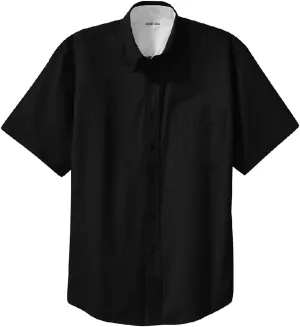Joe's USA Men's Short Sleeve Wrinkle Resistant Easy Care Shirts in 21 Colors. Sizes XS-6XL