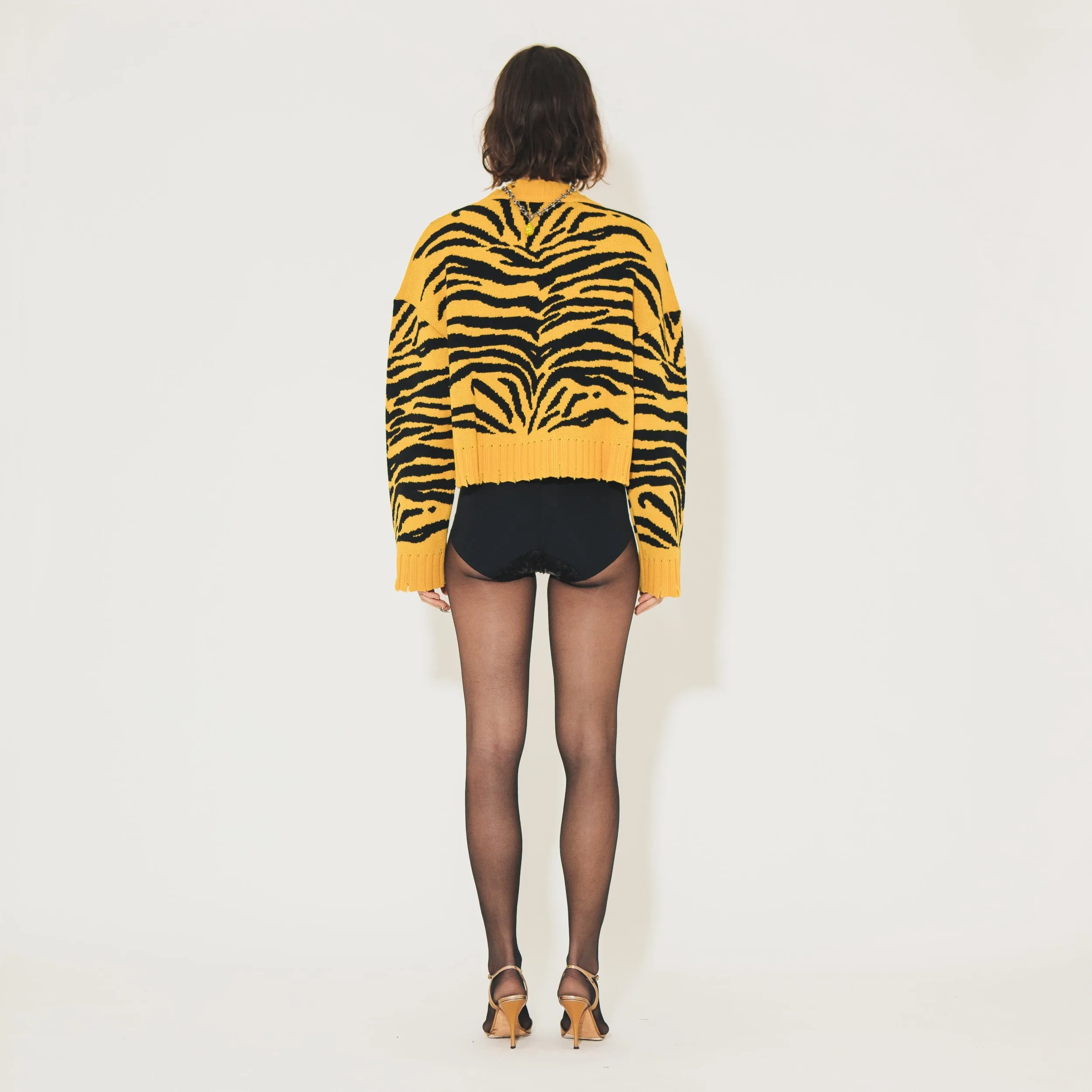 Joëlle Jacquard™ Distressed Sweater