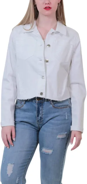 JOUJOU Women's Lightweight Denim Jacket, Comfortable & Designer Coat