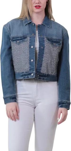JOUJOU Women's Lightweight Denim Jacket, Comfortable & Designer Coat