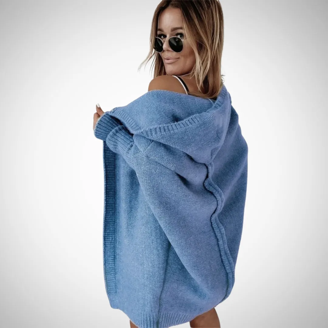 Juneth Hooded Long Cardigan