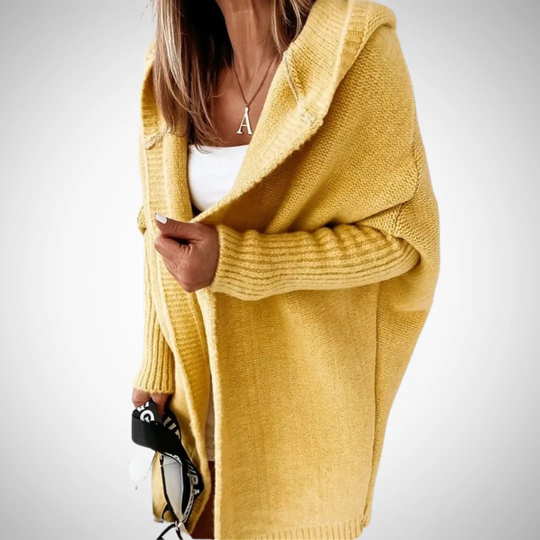 Juneth Hooded Long Cardigan