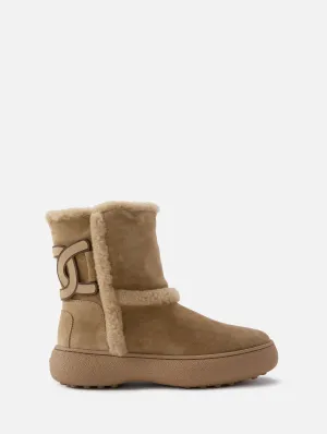 Kate Shearling Ankle Boot