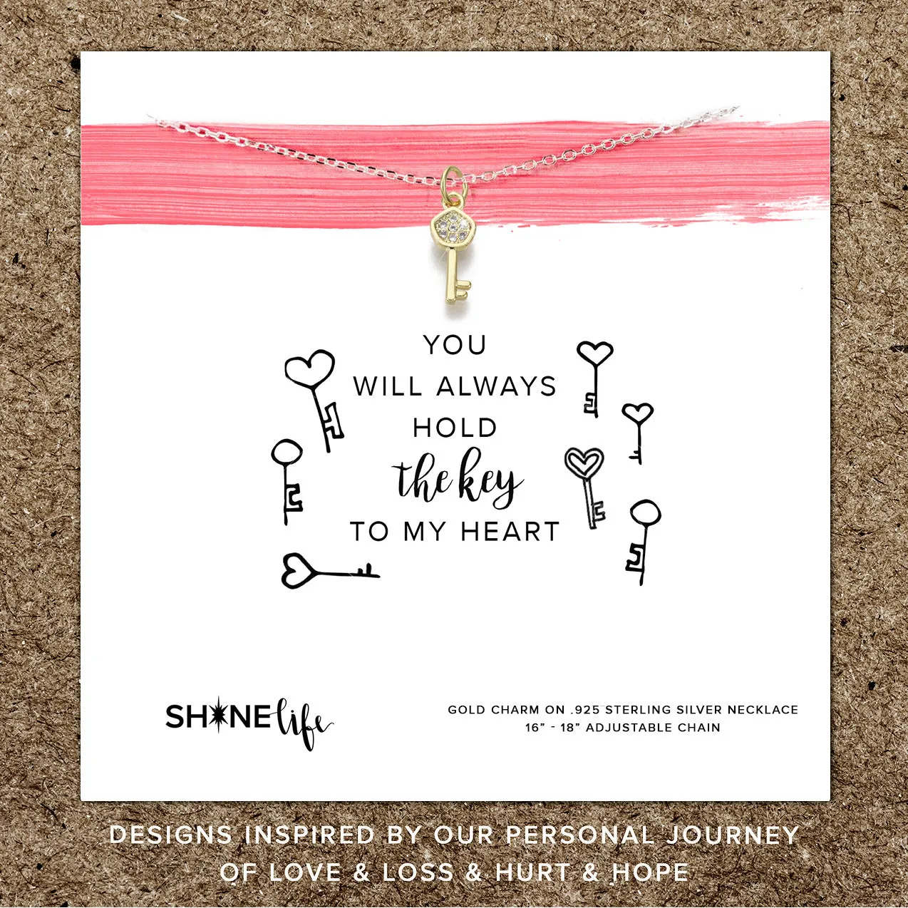 key to my heart necklace