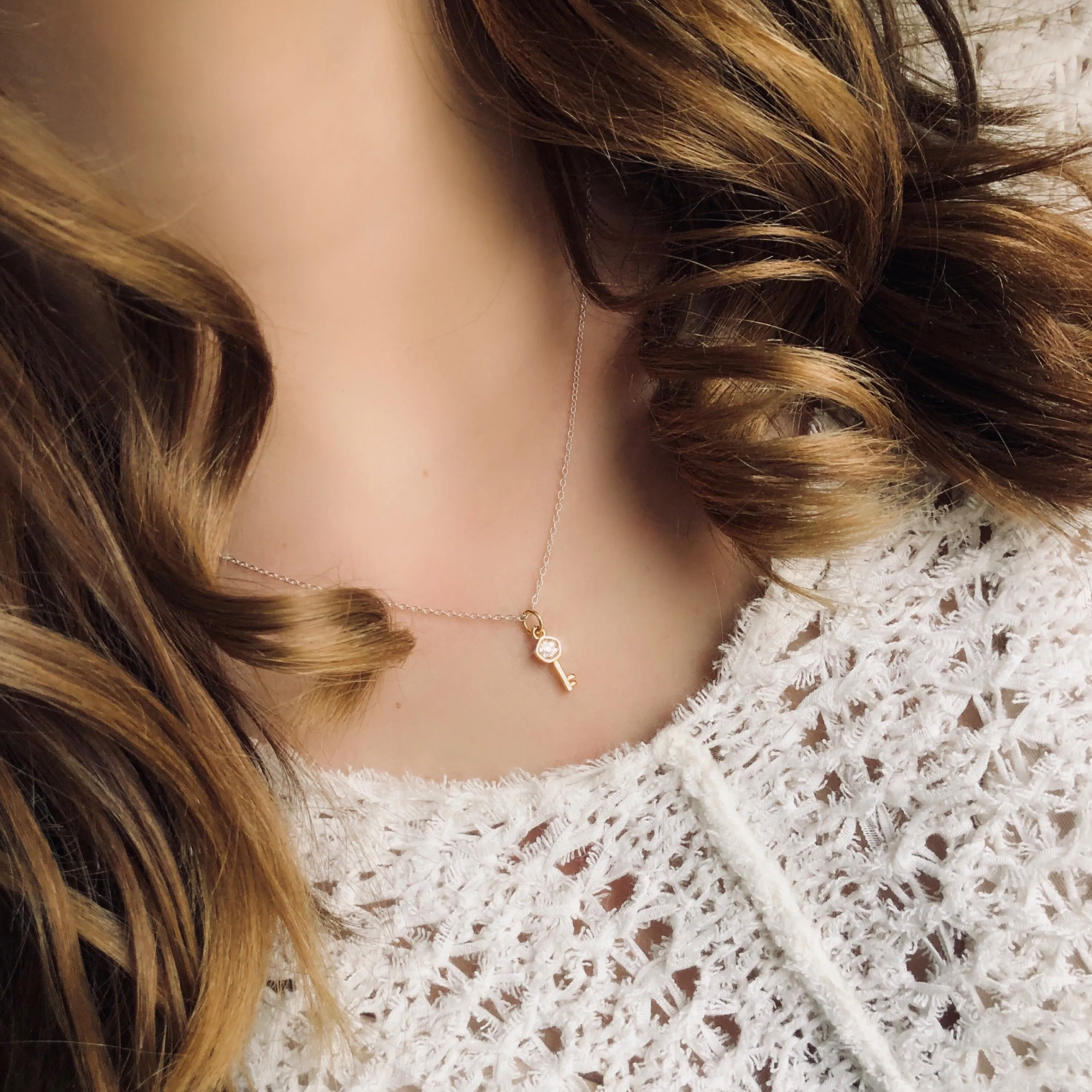key to my heart necklace