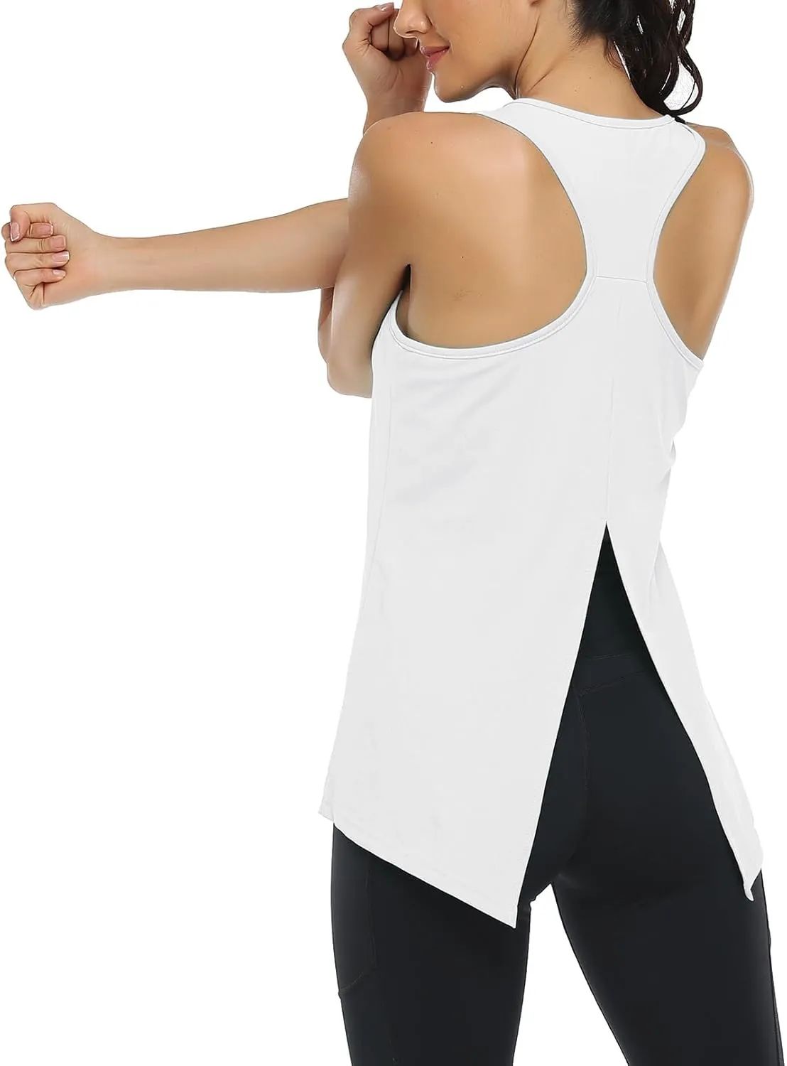 Kimmery Workout Tank Tops for Women with Built in Bra Lightweight Athletic Racerback