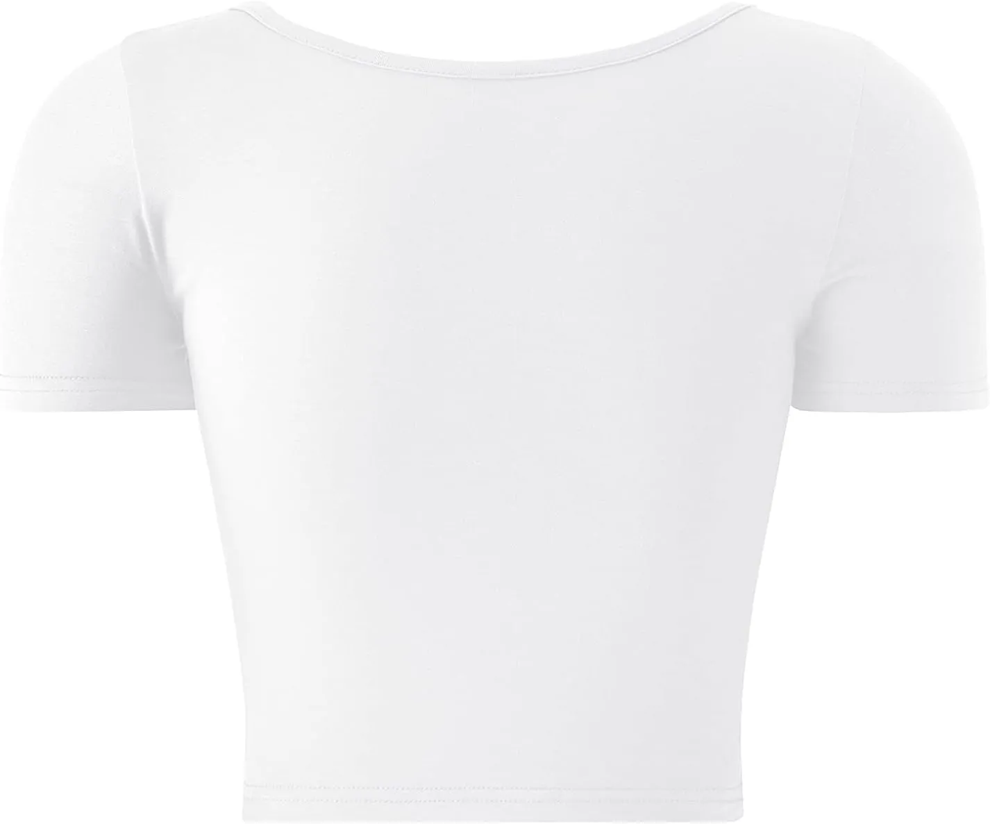 Kindcall Lightweight Crop Tops Slim Fit Stretchy Workout Shirts for Women