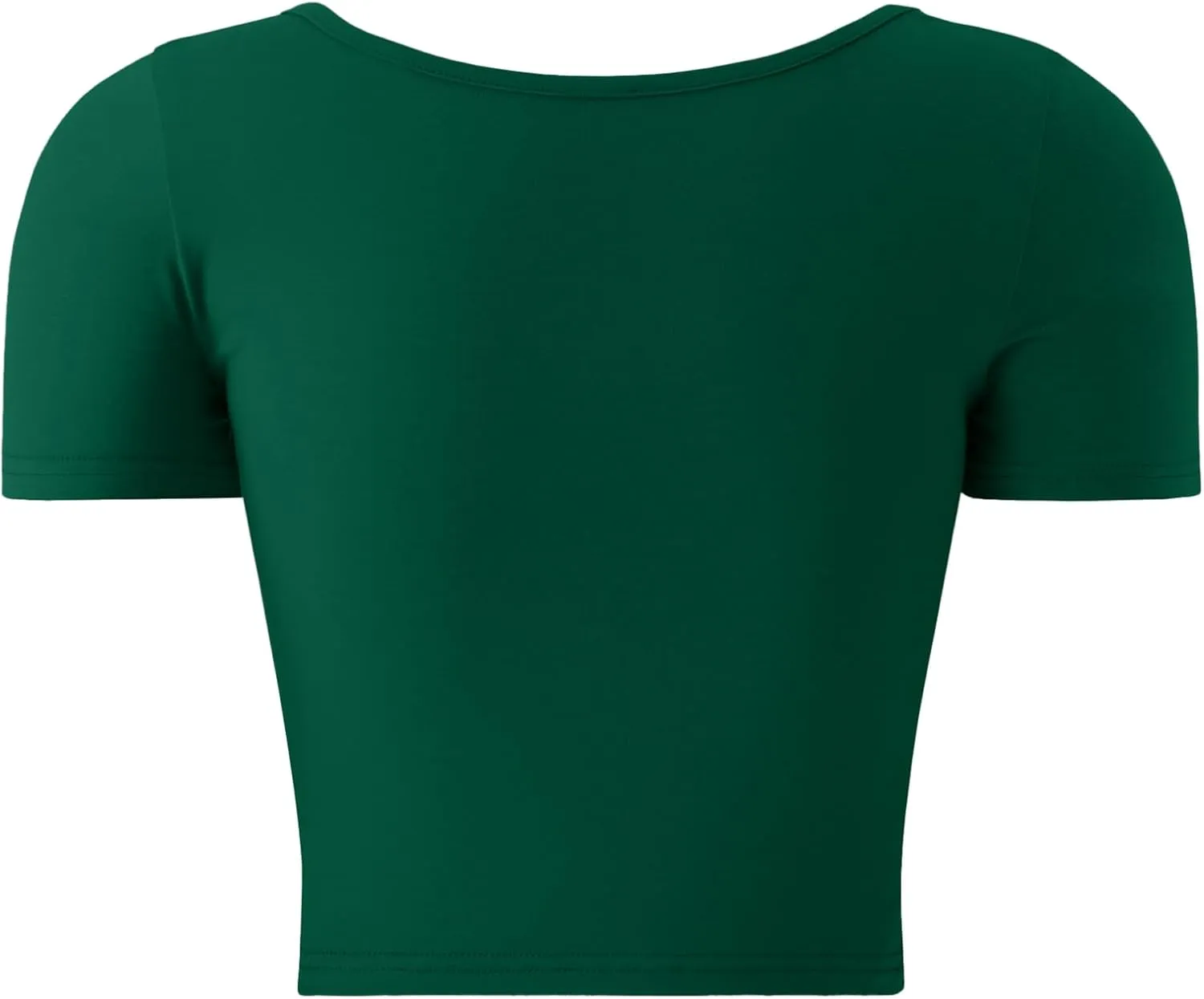 Kindcall Lightweight Crop Tops Slim Fit Stretchy Workout Shirts for Women