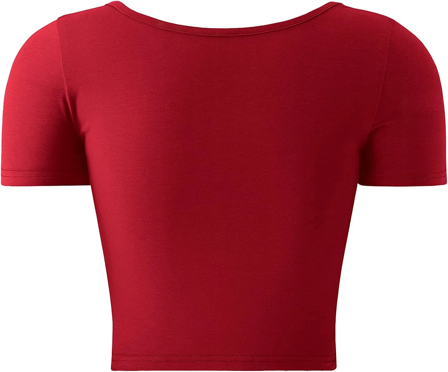 Kindcall Lightweight Crop Tops Slim Fit Stretchy Workout Shirts for Women